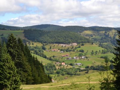 Blick ins Tal nach Wieden